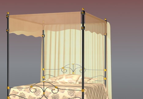 Girls Canopy Bed Furniture