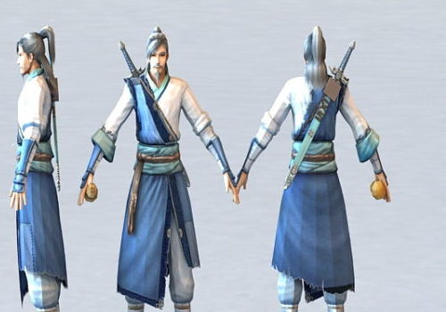 Character Chinese Swordsman