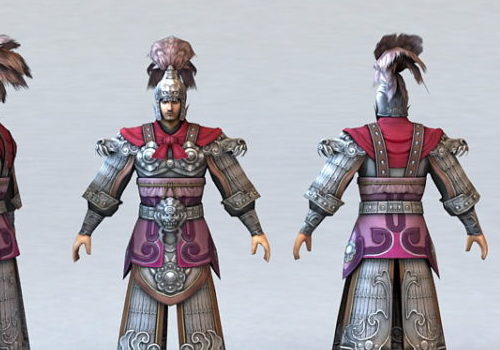 Ancient Character Chinese Warrior V1