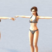 Character Lara Croft Bikini