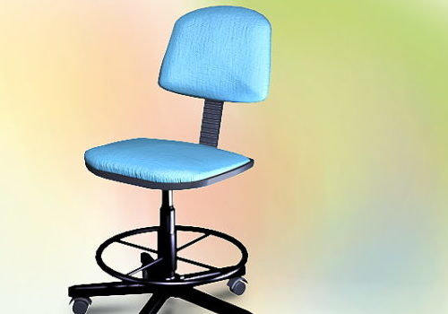 Blue Task Chair Furniture