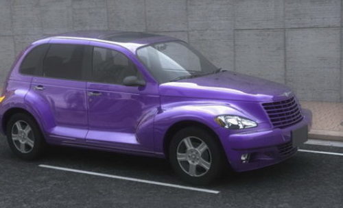 Purple Chrysler Cruiser Car