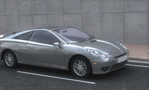 Grey Car Toyota Celica