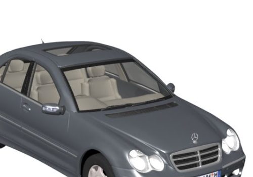 Grey Mercedes-benz C-class Sedan