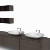 Double Sink Bathroom Vanity Furniture