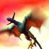 Animal Flying Dragon Rigged