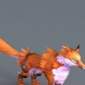 Animated Red Fox Animal