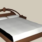 Modern Furniture Platform Bed With Nightstand