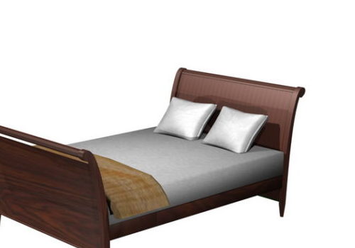 Wood Sleigh Bed Furniture