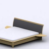 Modern Style Platform Bed Wood Frame