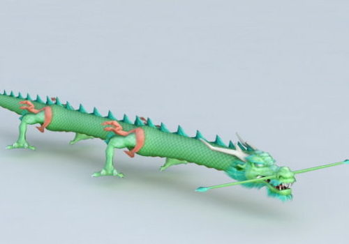 Chinese Dragon Green Color