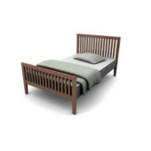 Mission Style Single Bed | Furniture