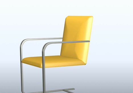 Yellow Cantilever Chair | Furniture V1