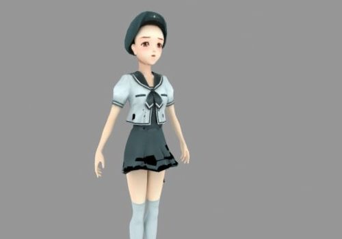 Japanese Anime School Girl | Characters