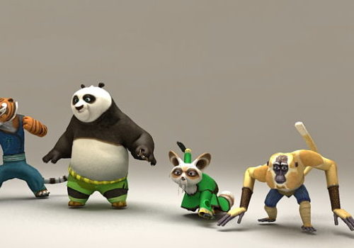 Kung-fu Panda Set | Animals