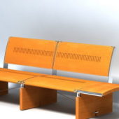 Wood Patio Bench Modern Style | Furniture
