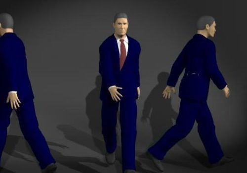 Businessman Character Walking Pose | Characters