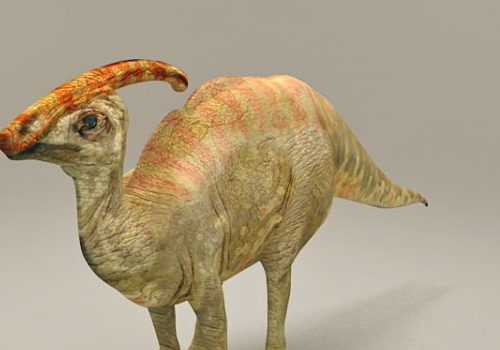 Realistic Parasaurolophus Dinosaur | Animals
