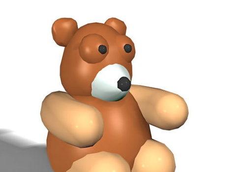 Kid Toy Brown Bear Cartoon | Animals