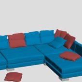 Corner Sectional Sofa Fabric Material | Furniture