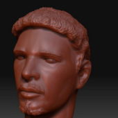 Male Head Sculpture Characters