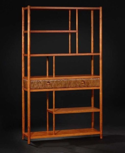 Antique Wood Display Cabinet Furniture