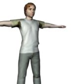 Young Man Standing Pose Characters