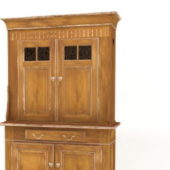 Wall Cabinet Ash Wood Furniture