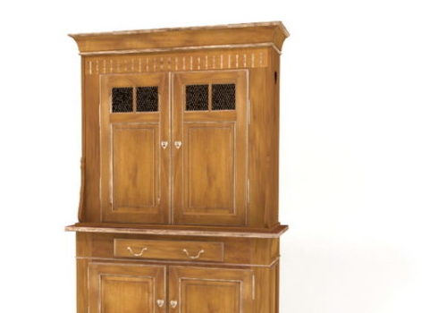 Wall Cabinet Ash Wood Furniture