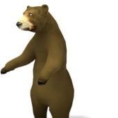 Brown Bear Standing Animals