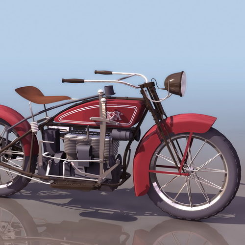 Vintage 1923 Ace Motorcycle