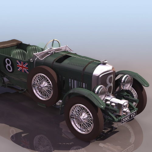 Vintage 1929 Blower Bentley Car