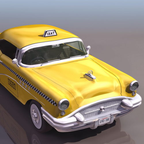 Vintage 1940s Buick Taxi Car