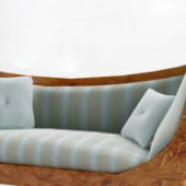 Vintage Upholstered Settee Sofa | Furniture