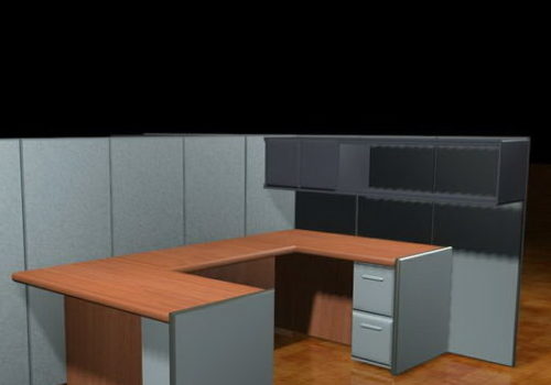 Furniture U Shaped Cubicle Workstation
