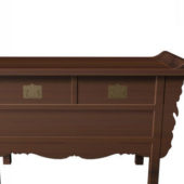 Chinese 2 Drawer Old Console Table | Furniture