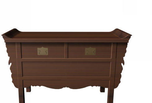 Chinese 2 Drawer Old Console Table | Furniture
