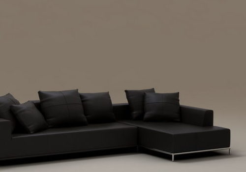 2-piece Leather Sectional Sofa Living Room | Furniture