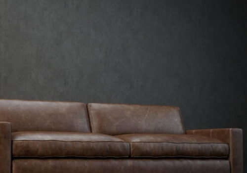 Sofa 2 Seater Leather Loveseat | Furniture
