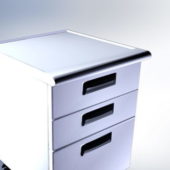 3 Drawers Furniture Mobile File Cabinet