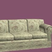 3 Seats Fabric Couch Furniture