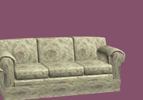 3 Seats Fabric Couch Furniture