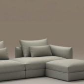 Modern 3 Piece Chaise Sofa | Furniture