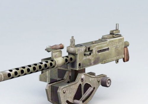 30mm Caliber Machine Gun Weapon