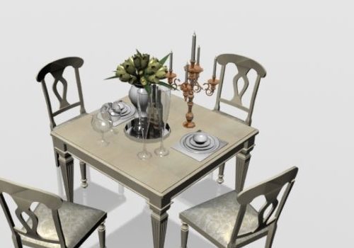 4 Seater Dining Chair Table Set | Furniture