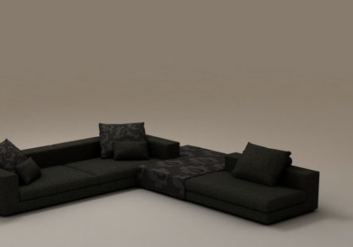 4 Seater Fabric Sectional Sofa For Living Room | Furniture