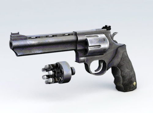 Gun Magnum Revolver Weapon