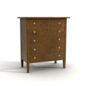 Elegant 5 Drawers Small Side Cabinet | Furniture