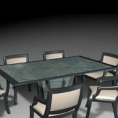 Furniture 7 Piece Dining Chair Table