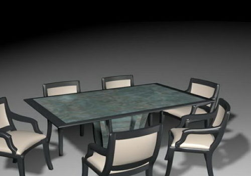 Furniture 7 Piece Dining Chair Table